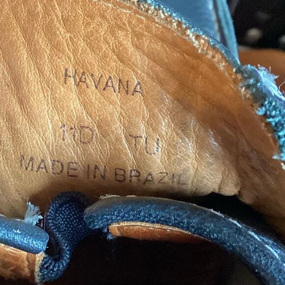 Push Footwear Black Havana Loafers Men’s Size 11D Made in Brazil - Picture 13 of 13